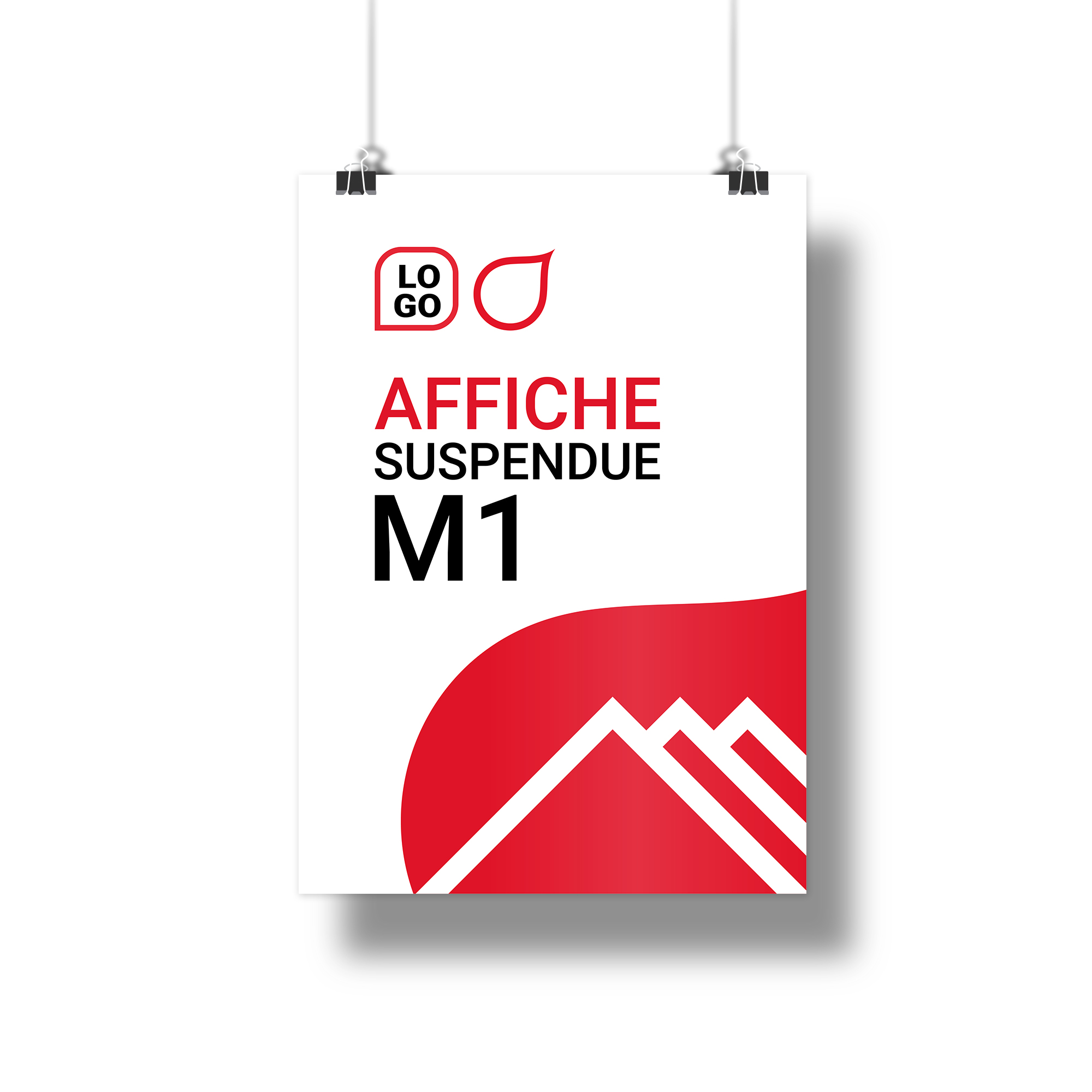 Impression d'affiches anti-feu M1 professionnelles