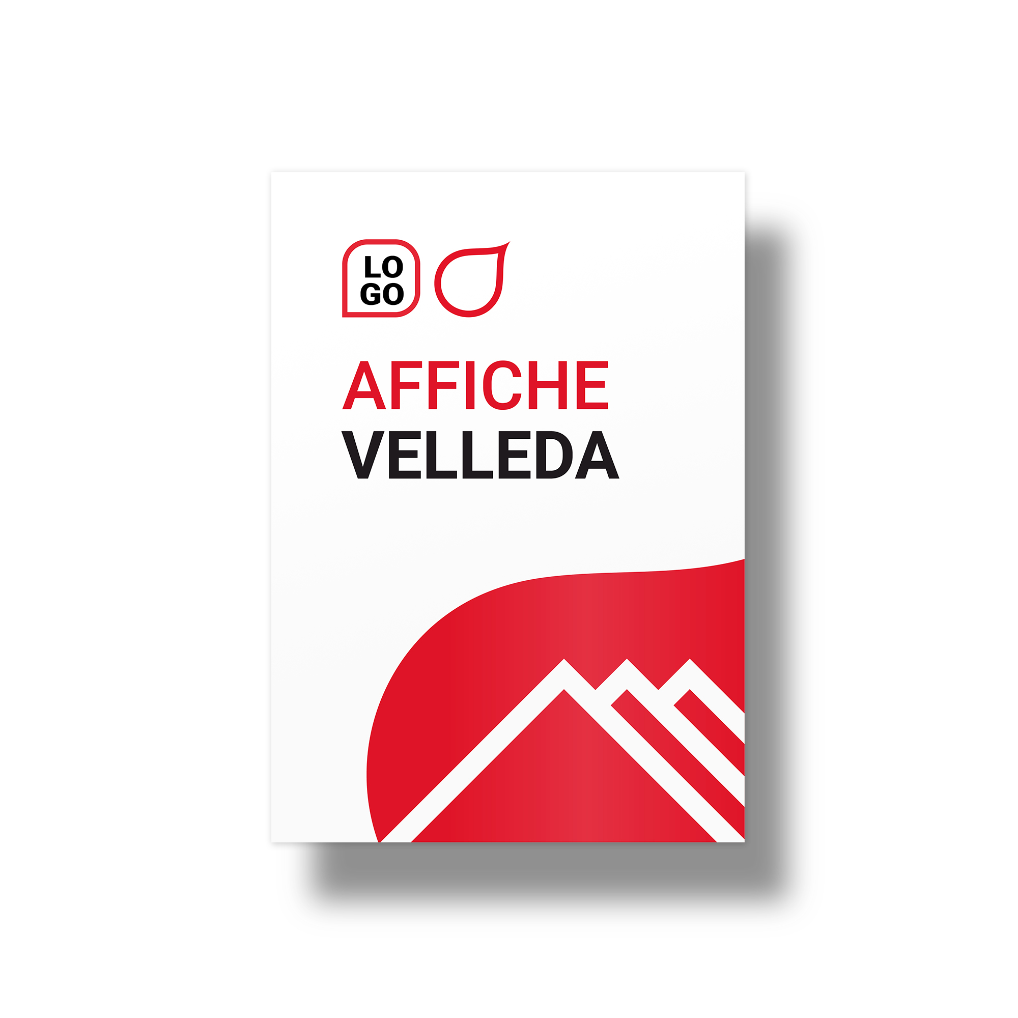 Affiche personnalisée pelliculée Velleda